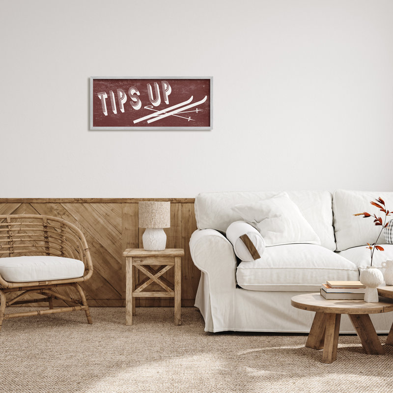 Art mural sur toile tendue surdimensionné «Tip to up» par Daphne Polselli, Estampe numérique Farmhouse