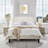 Ariele Modern Tufted Upholstered Platform Bed-578387266
