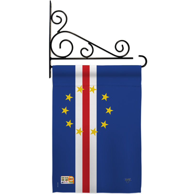 Double Sided 18.5'' H x 13'' W Polyester Flag Set