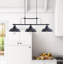 Luminaire suspendu pour îlot de cuisine 3 lumières