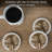 Golf Treasures 4-Pack Natural Sandstone Coasters