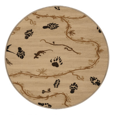 Machine Washable Nature Beige Area Rug