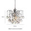 Shannon 1 - Light Chrome Crystal Pendant