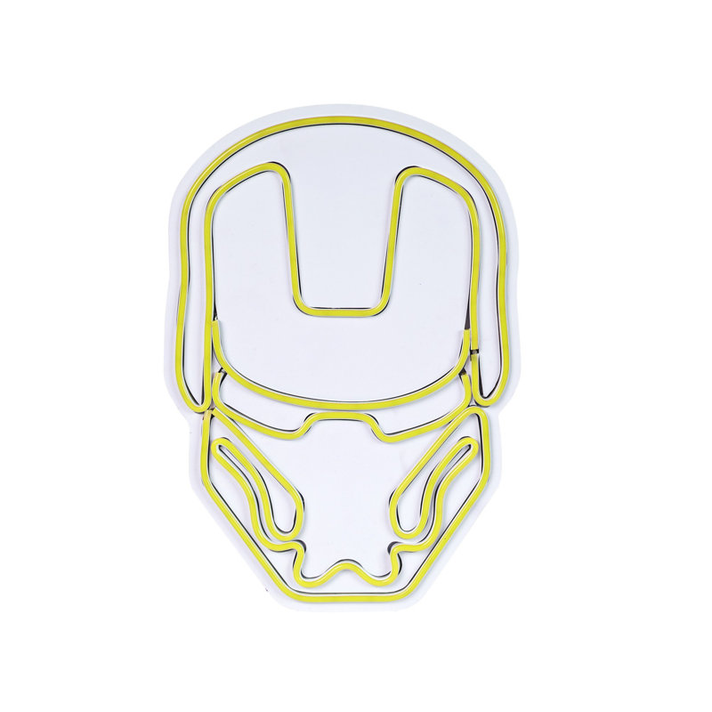 Bande lumineuse néon flexible et imperméable à DEL, jaune, 15,7 x 13,8 x 1,2 pouces | 12V DC, 350 lumens, IP67, parfait pour la décoration intérieure et les fêtes | Gabarit en mousse de PVC, écoénergétique, durée de vie de 10 000 kWh