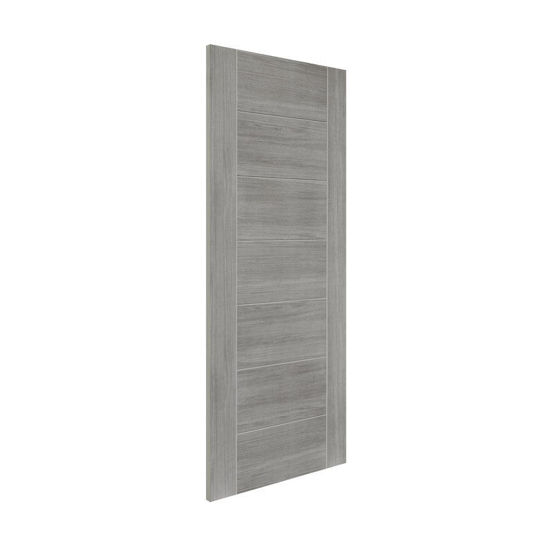 Internal Laminate White Grey Palermo, 204cm H x 72.6cm W x 4.4cm D