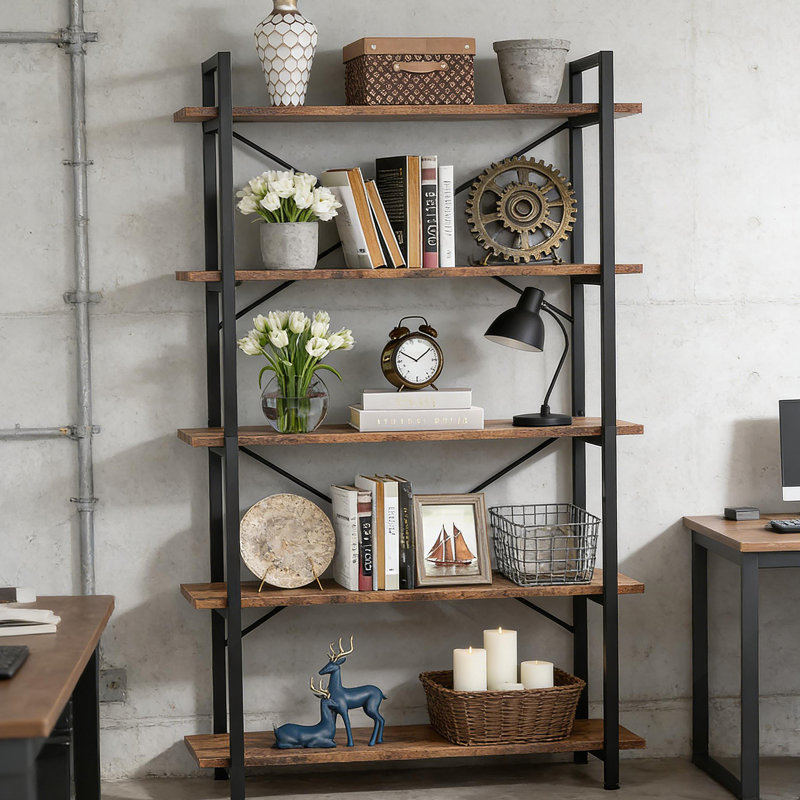 Open Design Display Shelf Unit,Bookshelf,Display Etagere,Plant Stand