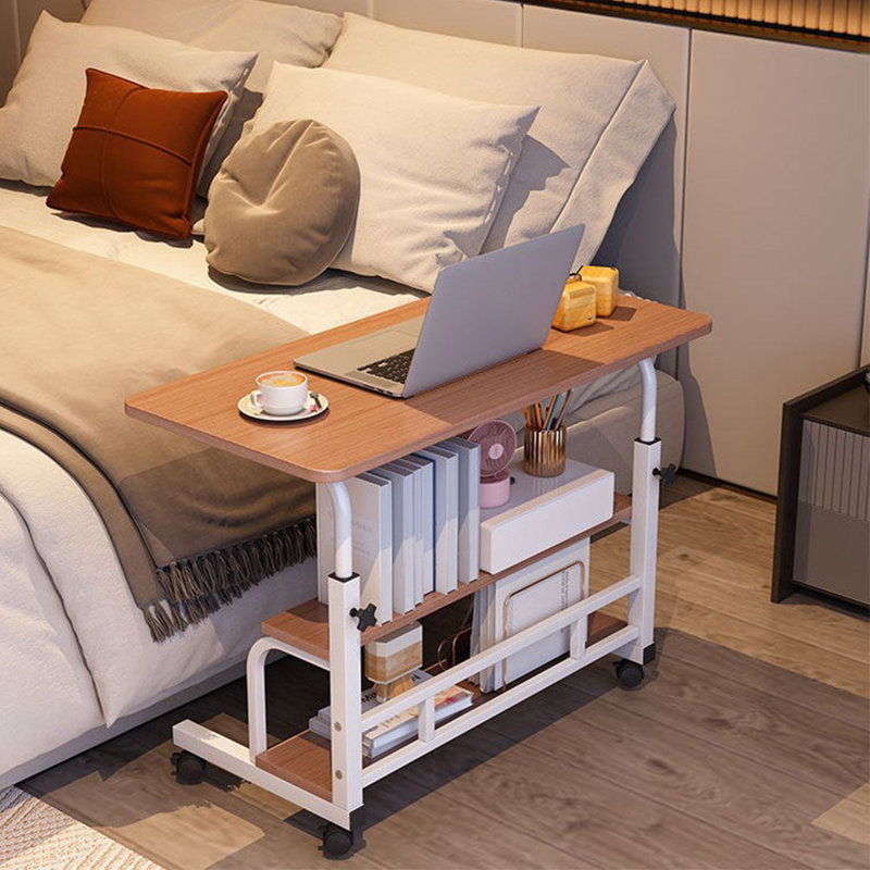 Leaning / Ladder Desk, 65cm H x 60cm W x 40cm D, Brown/White