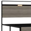 Base de lit plateforme avec tête de lit à DEL avec rangement et 2 USB, grand rangement sous le lit