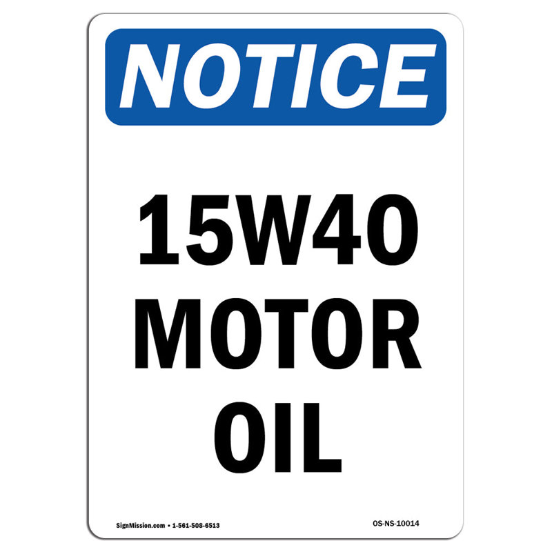 Notice Sign