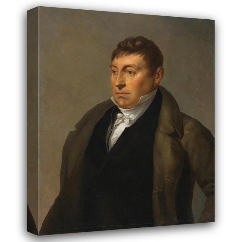 "Marquis De Lafayette" par Ary Scheffer - Art mural sur toile tendue avec châssis, H 24 po x l 17 po