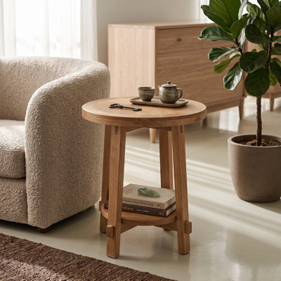 Table d'appoint en bois massif