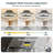 16" Quiet Ceiling Fan With Light – LED Crystal Flush Mount Fan Lamp With Hidden Blades And Natural Airflow, Perfect For Bedroom, Kids Room, Study Room