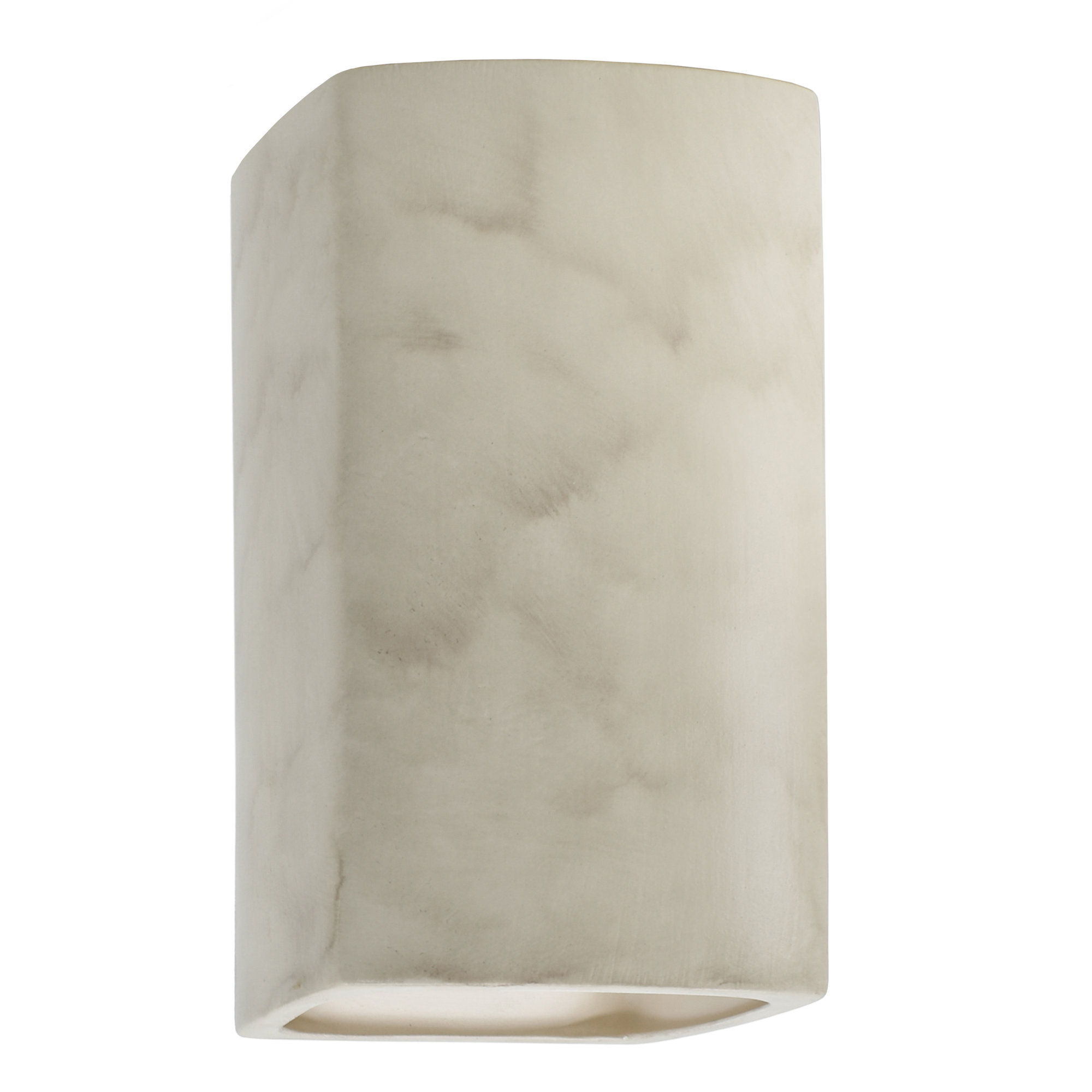 Logan Ceramic 13.5'' H X 7.25'' W Outdoor Wall Light, Antique Cream, LED, 13.5" H x 7.25" W x 6.5" D