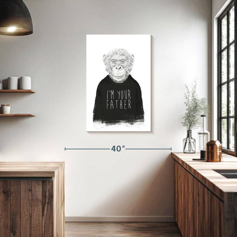 Brampt I'm Your Father, 36" H x 24" W