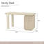 Lotus Bay Vanity Desk - Sand