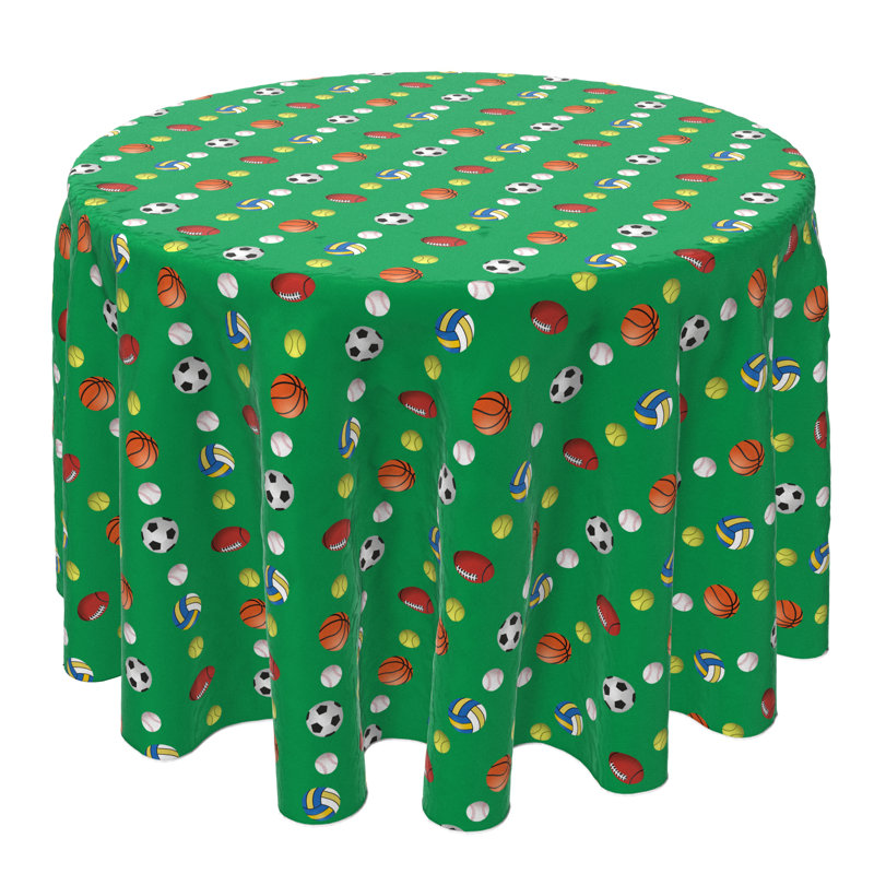 Round Cotton Twill Tablecloth