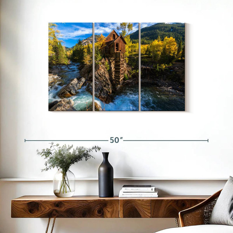 Sebbie Crystal Mill Colorado, 24" H x 38" W