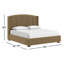 Harbor Uph Bed-Camel-448903393