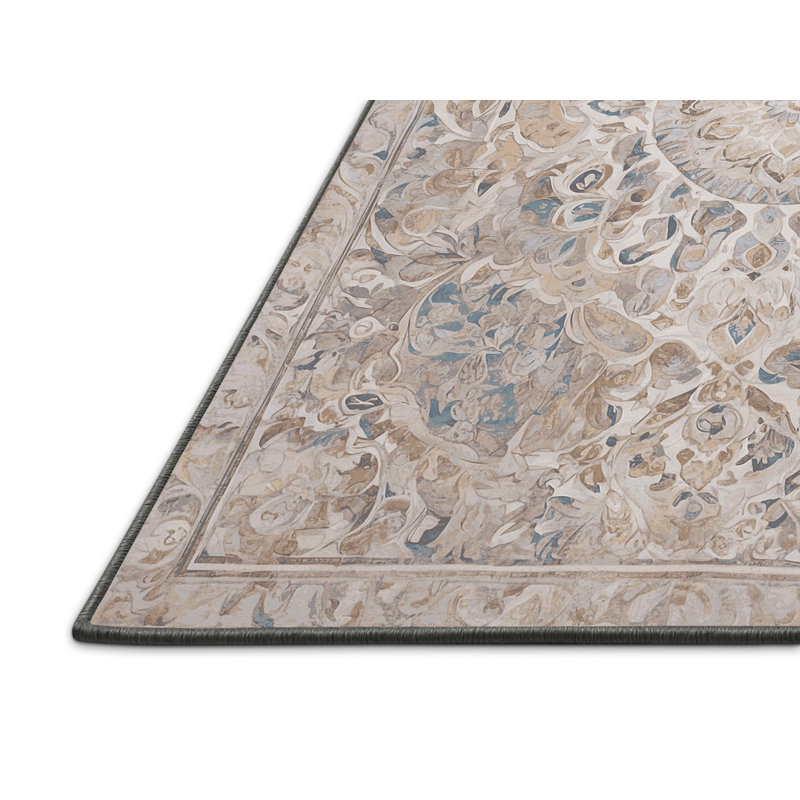 Silky Soft Plush Gray Area Rug, Square 6'