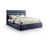 Navy Chenille Fabric
