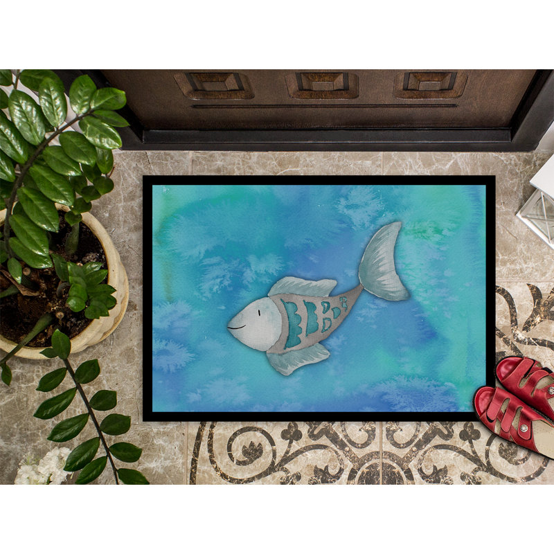 Non-Slip Outdoor Doormat, Rectangle 18" x 27"