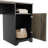 Daylie 59''  Executive Desk with File and Storage Drawers and Cabinet, Computer Writing Desk with Keyboard Tray and 2 Open Compartments for Home Office-2015012125