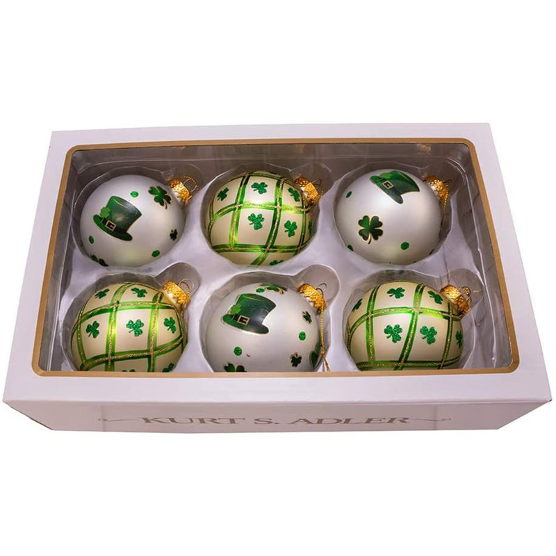 13.07'' Glass Ball Ornament