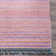 Liara Hand Woven Viscose/Cotton Striped Rug in Purple/Orange