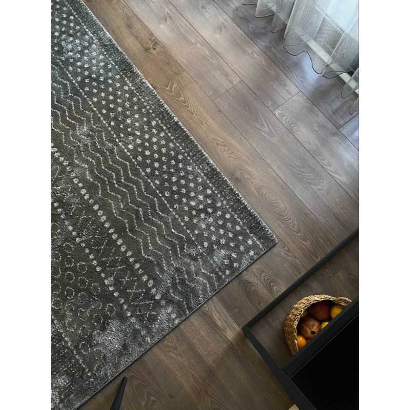 Tapis en coton Vinko, Rectangle 2 pi 7 po x 4 pi
