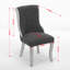 Snow Velvet Dining Chairs-1346621018