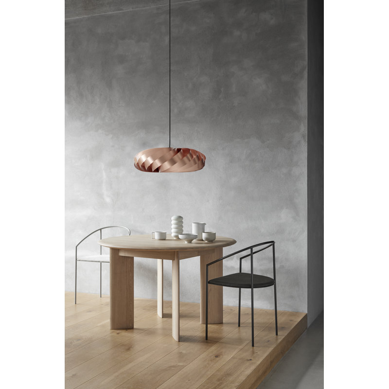 Luminaire suspendu Selma, Cuivre, H 7,87 po x l 23,62 po x P 23,62 po