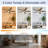 54 in. 5-Solid Wood Blades Indoor Standard Ceiling Fan Flush Mount with Remote Integrated LED-1164804675-1164804703