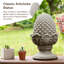 Statue de jardin artichaut blanchi
