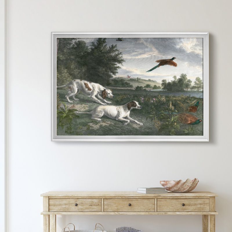Diane Et Blonde - Reproduction d'art sur toile encadrée, Argent, H 22,5 po x l 30,5 po x P 1,5 po