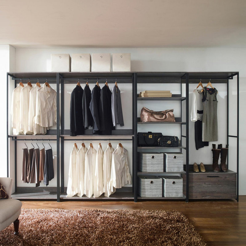 Wood Walk-in Closet System