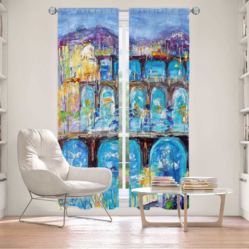 Eimile Room Darkening Curtain Pair, 20" W x 82" L