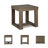 Esmont Solid and Manufactured Wood Square End Table-87422271