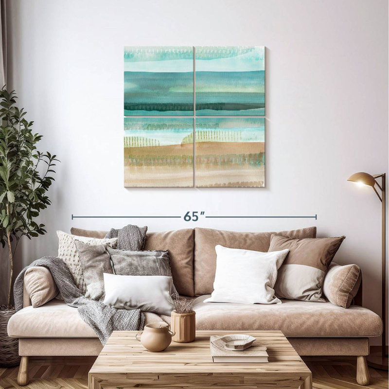 Jade Seascape, 38" H x 38" W