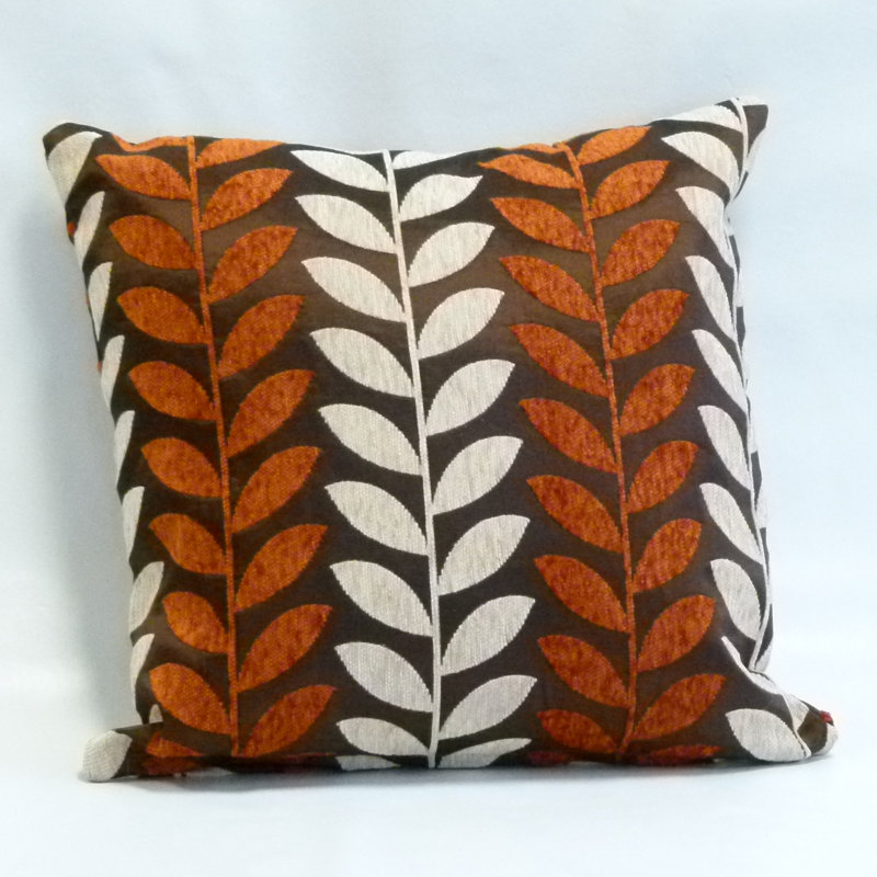 Auzon Square Cushion Cover, Terracotta