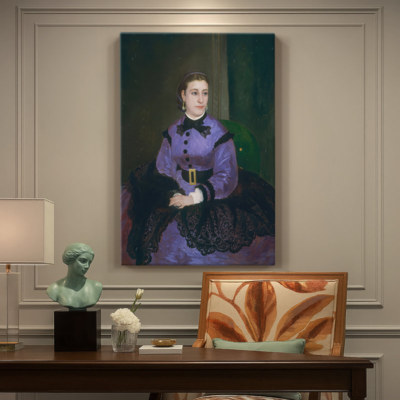 «Mademoiselle Sicot», toile tendue par Pierre-Auguste Renoir, 18 x 27