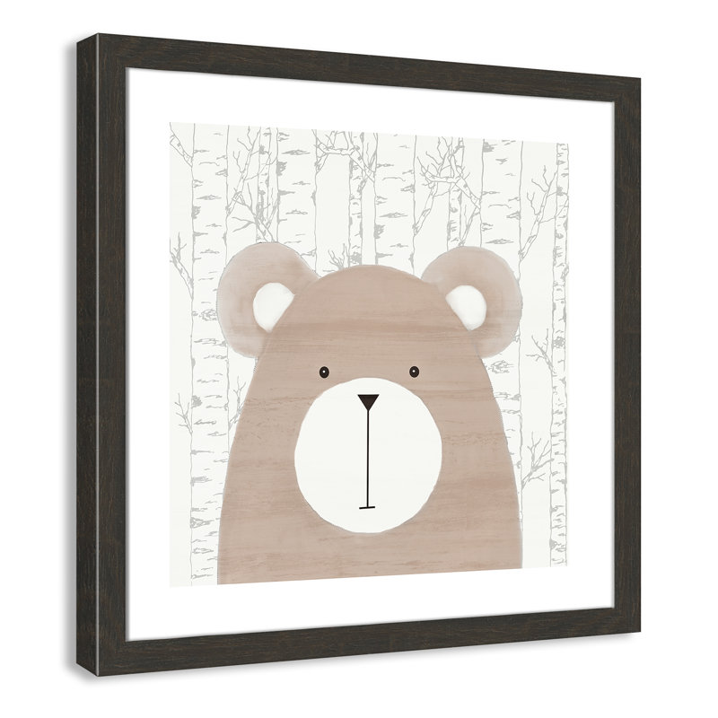 Friends 1, art encadré, H 22,5 po x l 22,5 po x P 0,6 po, Cadre plat à grain de bois noir