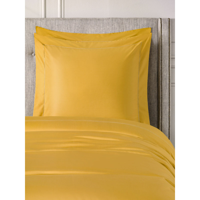 Rhapsody Pillow Sham, Euro, Mustard