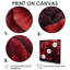 Bourgogne pivoine dans la couche de grâce I - coquelicots, art mural-109978106-109978080-109978105