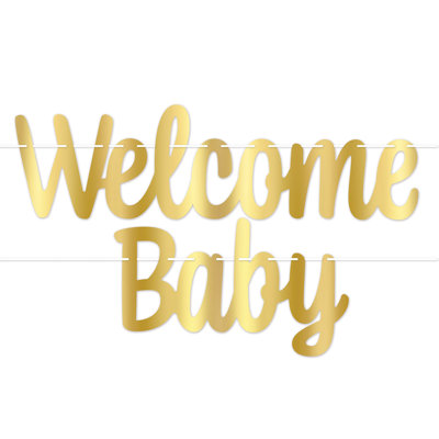 Banderole Foil Welcome Baby