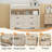 Hessle 47.2'' Solid Wood Baby Changing Table With Four Drawers And Open Storage Space