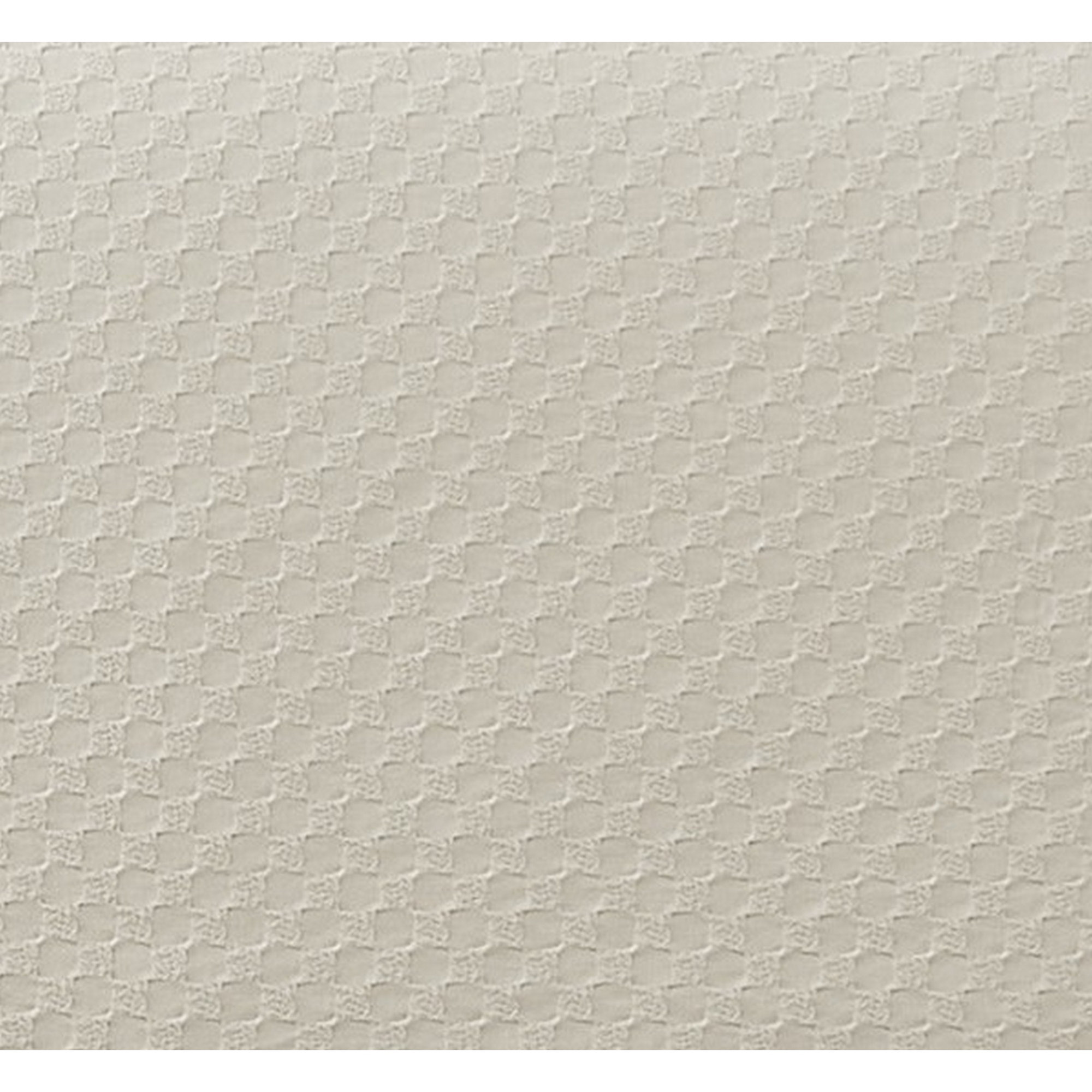  Woven Texture Cream, Twin XL Comforter + 1 Standard Pillow Sham, Cream