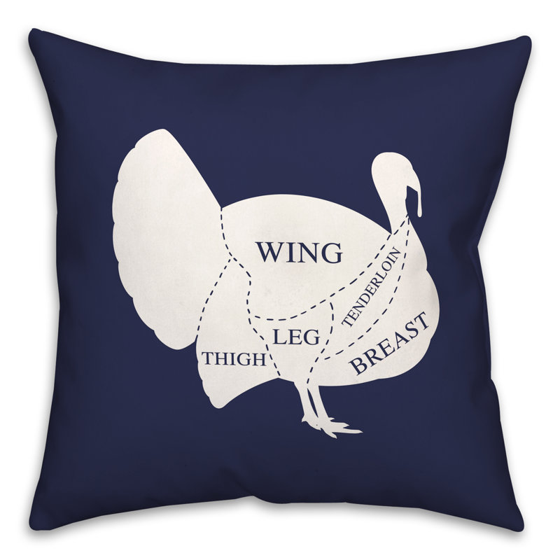  Housse et insert de coussin carré Turquie, 18" x 18"