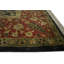 Tapis oriental gris anthracite traditionnel Indo Tabriz 7 pi 8 po x 9 pi 5 po