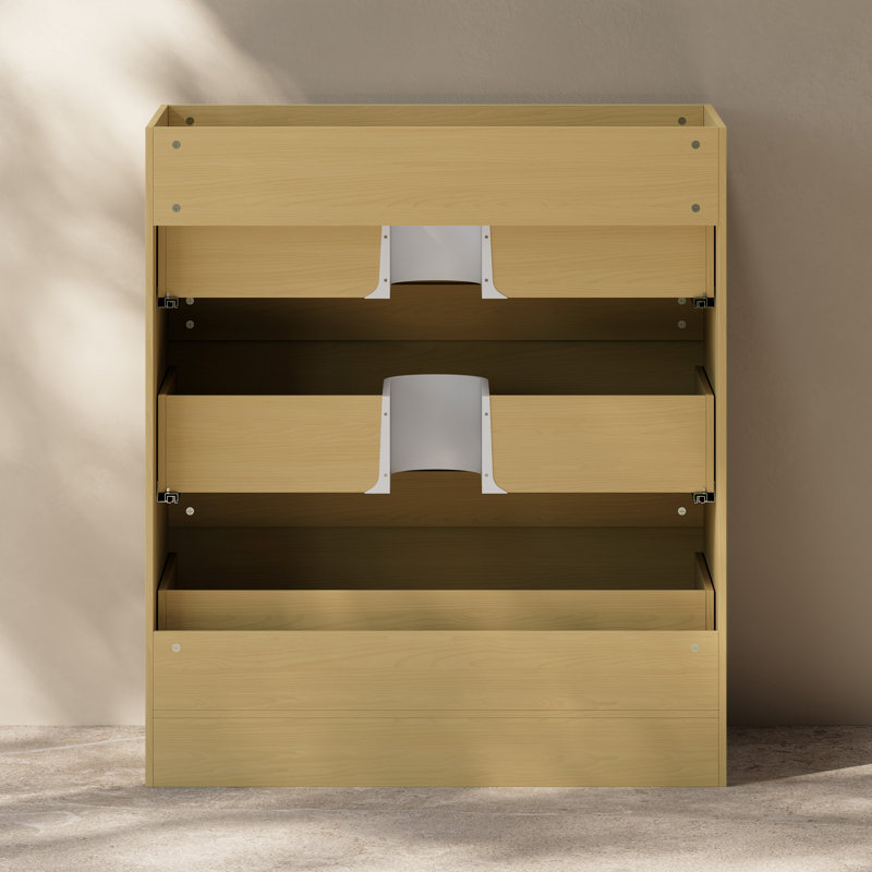 Armoire de salle de bain murale sans comptoir 30 po Liberte, Chêne naturel