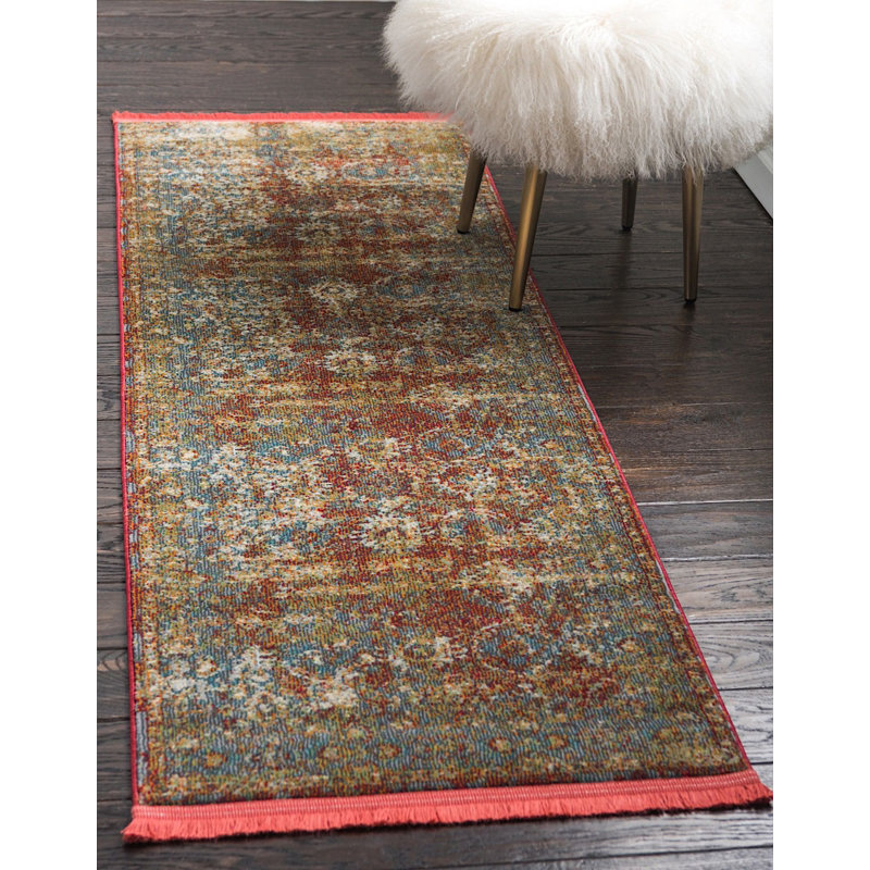 Oriental Indoor Rug, Runner 2'7" x 10'